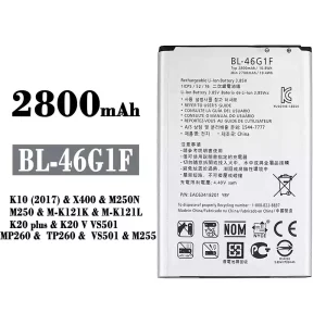 Battery BL-46G1F for LG K10 (2017) / K20 plus