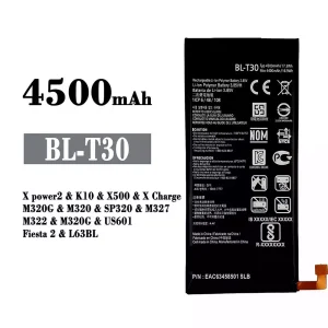 Battery BL-T30 for LG X power2 / K10 / X500 / X Charge / Fiesta 2
