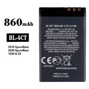 Battery BL-4CT for Nokia 5310 Xpress Music/5630 Xpress Music/7230