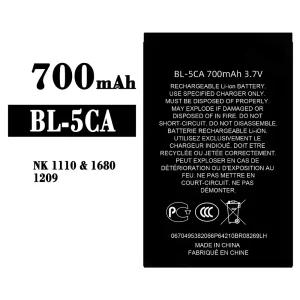 Battery BL-5CA for Nokia NK 1110/1680/1209
