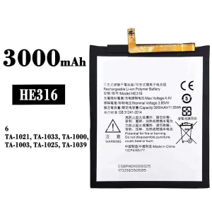 Battery HE316 for Nokia 6