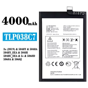 Battery TLP038C7 for Alcatel 3X 2019