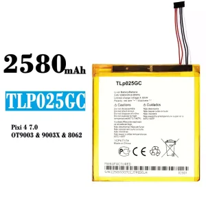 Battery TLP025GC for Alcatel pixi 4 7.0