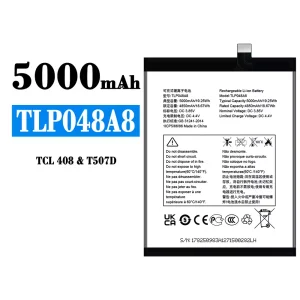 Battery TLP048A8 for Alcatel TCL 408/T507D