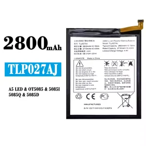 Battery TLP027AJ for Alcatel A5 LED/OT5085/5085I/5085Q/5085D
