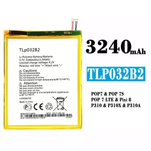 Battery TLP032B2 for Alcatel POP 7/POP 7S/POP 7 LTE/Pixi 8
