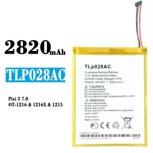 Battery TLp028AC for Alcatel Pixi 3 7.0
