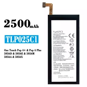 Battery TLP025C1 for Alcatel One Touch Pop 4+/Pop 4 Plus
