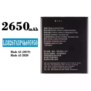 Battery Li3826T43P4h695950 for ZTE Blade A5(2019)/A3 (2020)