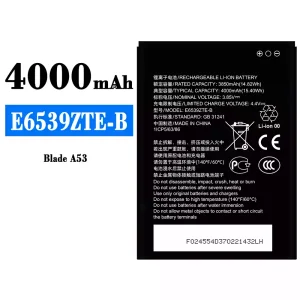 Battery E6539ZTE-B for ZTE Blade A53