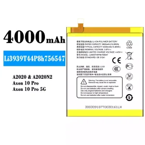 Battery Li3939T44P8h756547 for ZTE Axon 10 Pro
