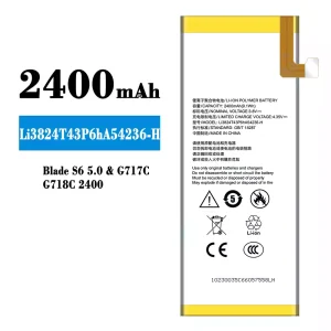Battery Li3824T43P6hA54236-H for ZTE Blade S6 5.0