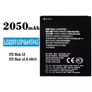 Battery Li3820T43P4h695945 for ZTE Blade L8/A3