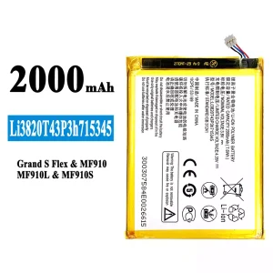 Battery Li3820T43P3h715345 for ZTE Grand S Flex/MF910/MF910L/MF910S