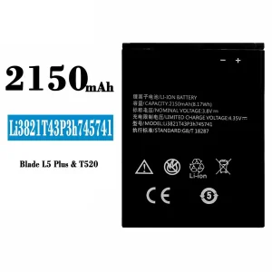 Battery Li3821T43P3h745741 for ZTE Blade L5 Plus