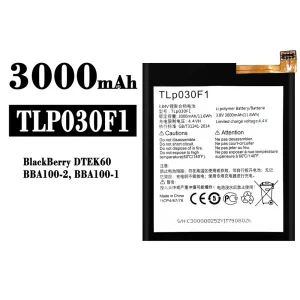 Battery TLP030F1 for BlackBerry DTEK60/BBA100/BBA100-1/BBA100-2