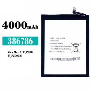 Battery 386786 for Wiko view max
