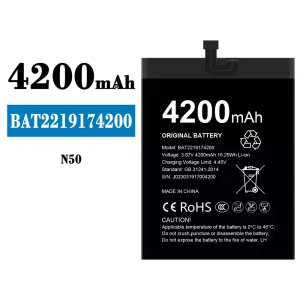 Battery BAT2219174200 for Doogee N50