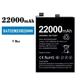 Battery BAT22M23H22000 for Doogee V Max