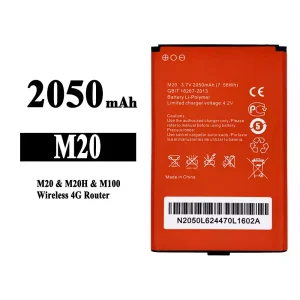 Battery M20 for Benteng M20H/M100