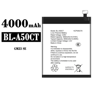 Battery BL-A50CT for General Mobile GM 23 SE