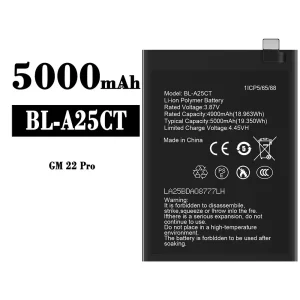 Battery BL-A25CT for General Mobile GM 22 Pro