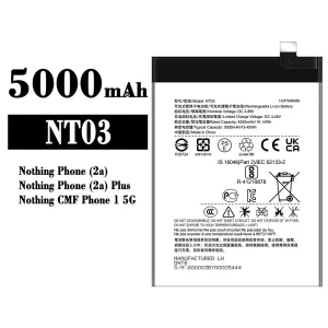 Battery NT03 for Nothing Phone 1 5G/2a/2a Plus