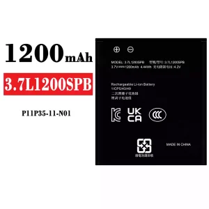 Battery 3.7L1200SPB for Texas Instruments P11P35-11-N01