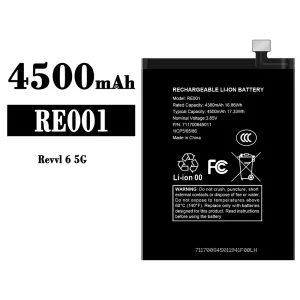 Battery RE001 for T-Mobile Revvl 6 5G