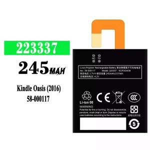 Battery 223337 for Amazon Kindle Oasis (2016)/58-000117