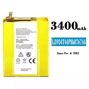 Battery Li3934T44P8H876744 for ZTE Zmax Pro