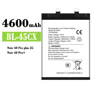 Battery BL-45CX for infinix Note 40 Pro plus 5G