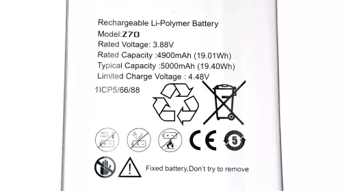 Battery for SYMPHONY Z70
