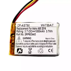 New Headphone battery for Astro A50,Astro A20,Astro A38,HyperX Cloud Core Wireless