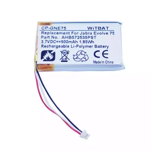 New Headphone battery for Jabra Evolve 75,Evolve 75 UC,Evolve 75 SE,AHB572535PST