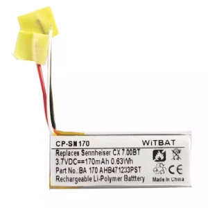 New Headphone battery for BA 170, AHB471233PST Charging Case