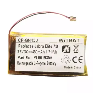 New Headphone battery for Jabra AHB651935HPJ