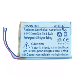 New Headphone battery for Sennheiser ACCENTUM,ACCENTUM  Plus