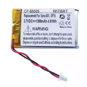 New Headphone battery for Sena 50S,SP75,SP46,30K