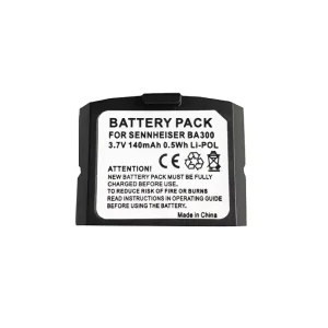 New Headphone battery for Sennheiser BA300,500898