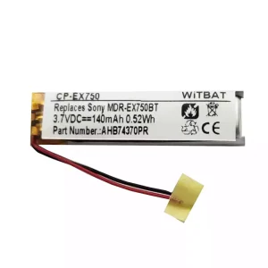 New Headphone battery for AHB74370PR,AHB74370PO