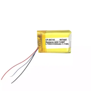 New Headphone battery for AKG Y45BT,AEC582030