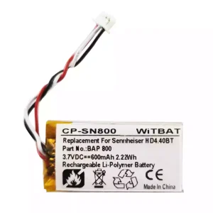 New Headphone battery for Sennheiser BAP 800,AHB571935PCT-03