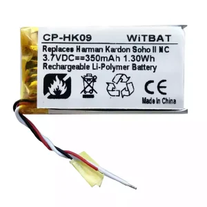 New Headphone battery for Harman Kardon Soho II NC,SR552035P