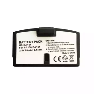 New Headphone battery for Sennheiser BA150 BA151 BA152