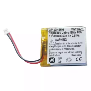 New Headphone battery for Jabra Elite 85h,Jabra Elite 75t,Evolve2 85,PL661935V