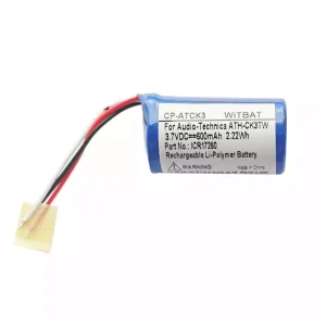 New Headphone battery for Audio-Technica ATH-CK3TW Charging Case,ICR17280