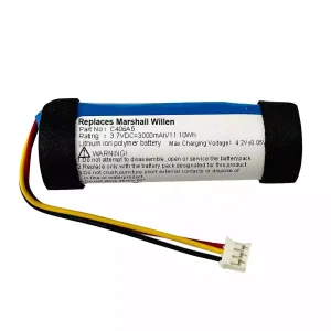 New Bluetooth speaker battery for Marshall Willen,C406A5