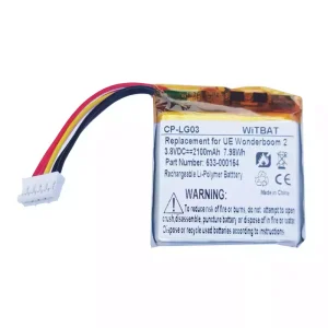New Bluetooth speaker battery for Logitech UE Wonderboom 3,Wonderboom 2,SP944643