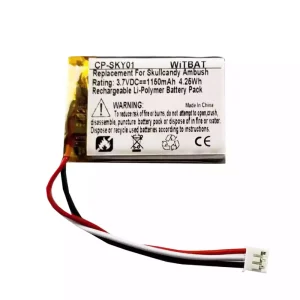 New Bluetooth speaker battery for Skullcandy Ambush,Skullcandy Barricade Mini,Skullcandy Venue